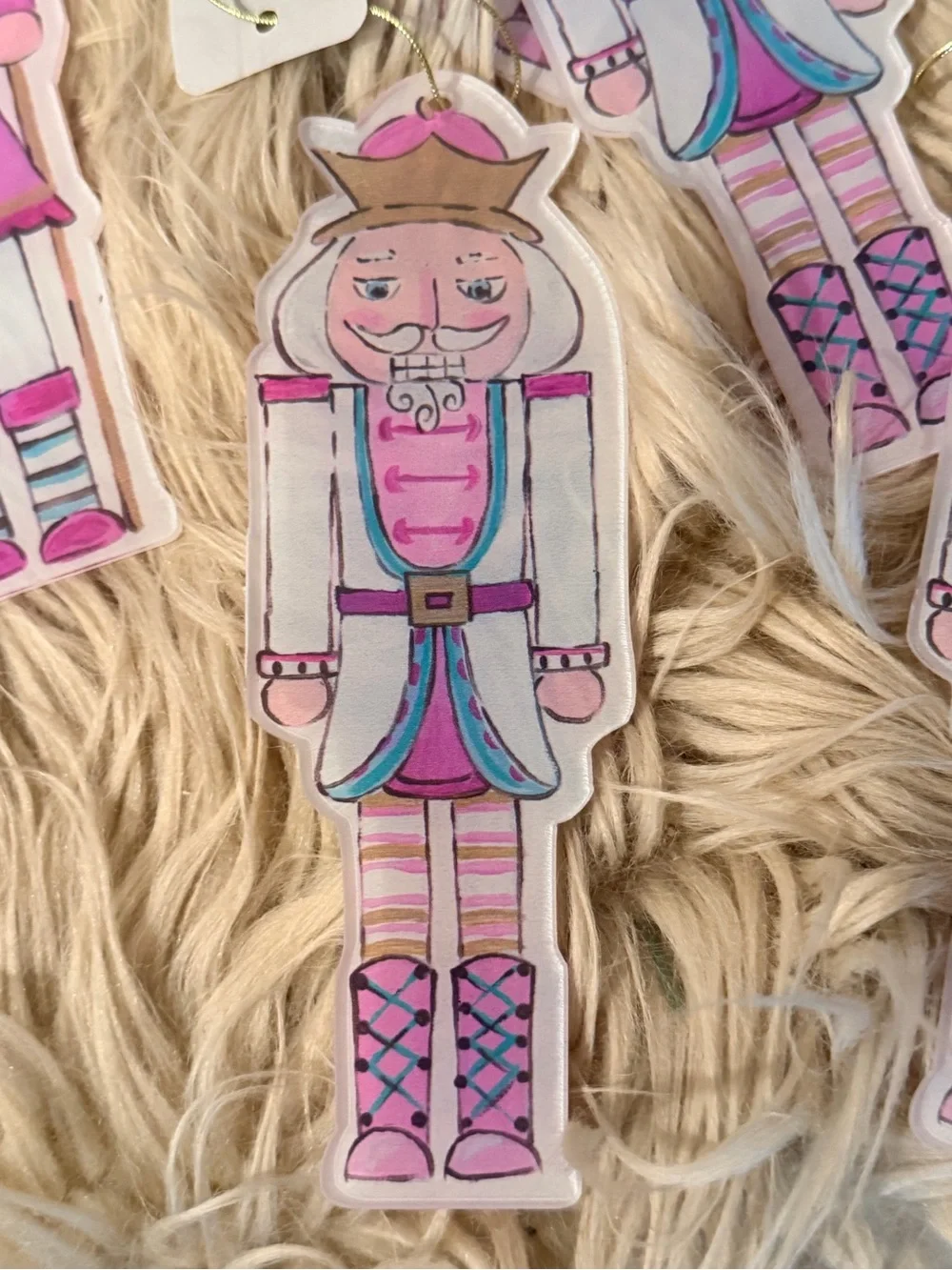 NWT Pink Blushing Nutcracker Ornament - 6” 13 total